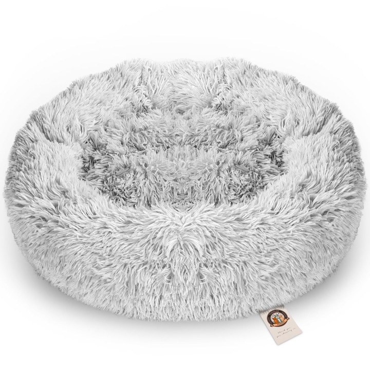 Kutyáknak és macskáknak fekhely, Furrever Friends Fluffy Bed, könnyen tisztítható, 60cm