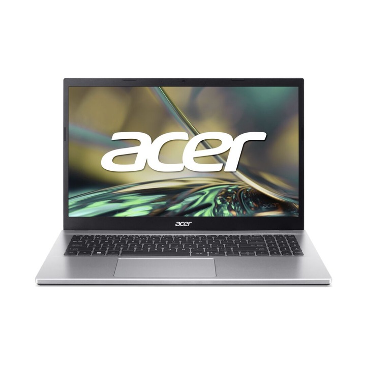 Acer Aspire A315 Laptop, 15,6", 1920 x 1080, Intel Core i7-1255U 10 C / 12 T, 4,7 GHz, 12 MB, 15 W, 16 GB DDR4, 512 GB SSD, Intel Intel Iris Xe Graphics, Free DOS, Ezüst