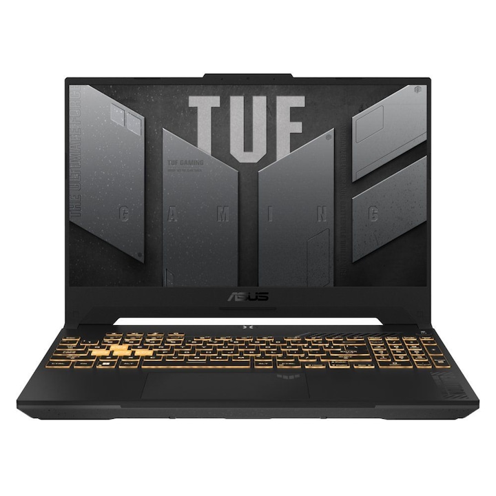 Laptop Asus TUF F15 FX507VU-LP342, 15,6 hüvelykes 1920 x 1080, Intel Core I7-13620H 10 C / 16 T, 3,6 GHz - 4,9 GHz, 24 MB gyorsítótár, 16 GB Geometria SDR5-hez, 16 GB-os Geometria SDR5-hez, 16 GB-os NTX04 SDR5 rendszer működésének