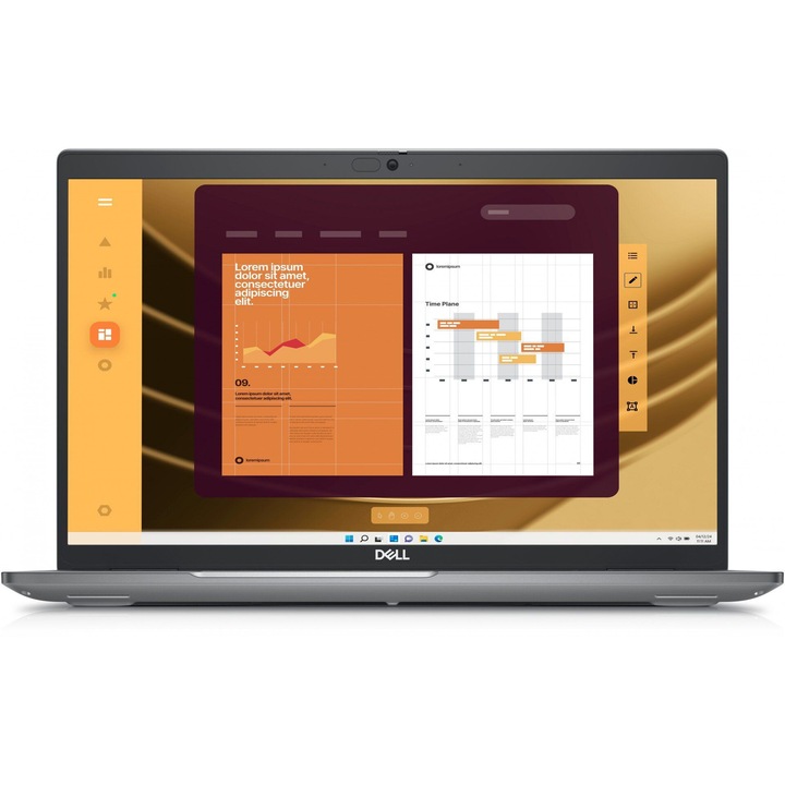 Laptop Dell Latitude 5550, 15,6 hüvelykes 1920 x 1080, Intel Core ultra 5 135U 12 C / 14 T, 1,6 GHz - 4,4 GHz, 12 MB gyorsítótár, 16 GB DDR5, 512 GB SSD, Windows Intel Intel11 Pro