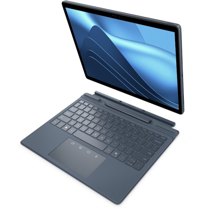 Laptop Dell Latitude 7350, 13 inch 2880 x 1920 Touchscreen, Intel Ultra 7 164U 12 C / 14 T, 4.8 GHz, 12 MB cache, 16 GB LPDDR5X, 512 GB SSD, Intel Graphics, Windows 11 Pro, Gray
