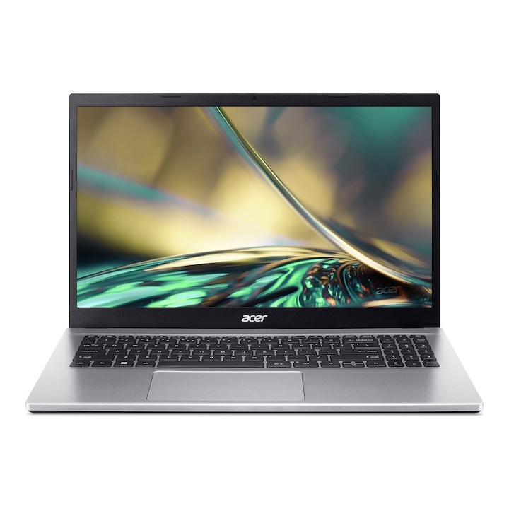 Acer Aspire A315 Laptop, 15,6", 1920 x 1080, Intel Core i7-1255U 10 C / 12 T, 4,7 GHz, 12 MB, 15 W, 16 GB DDR4, 1 TB SSD, Intel Iris DOS Xe Graphics, Free DOS, Ezüst