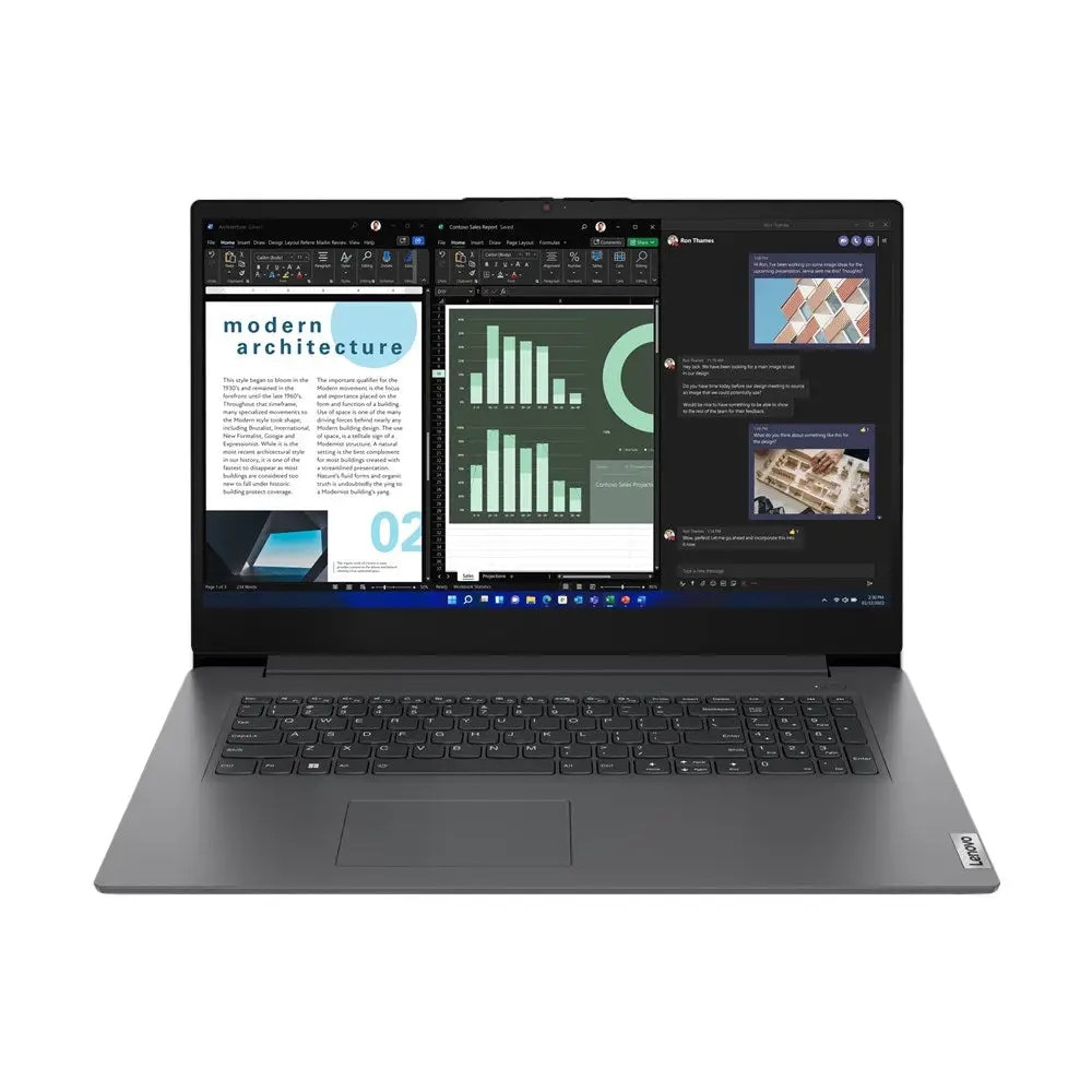 Laptop Lenovo V17 G4 IRU, 17.3 inch 1920 x 1080, Intel Core I5-13420H 8 C / 12 T, 3.4 GHz - 4.6 GHz, 12 MB cache, 8 GB DDR4, 512 GB SSD, Intel UHD Graphics, Windows 11 Pro, Iron Grey