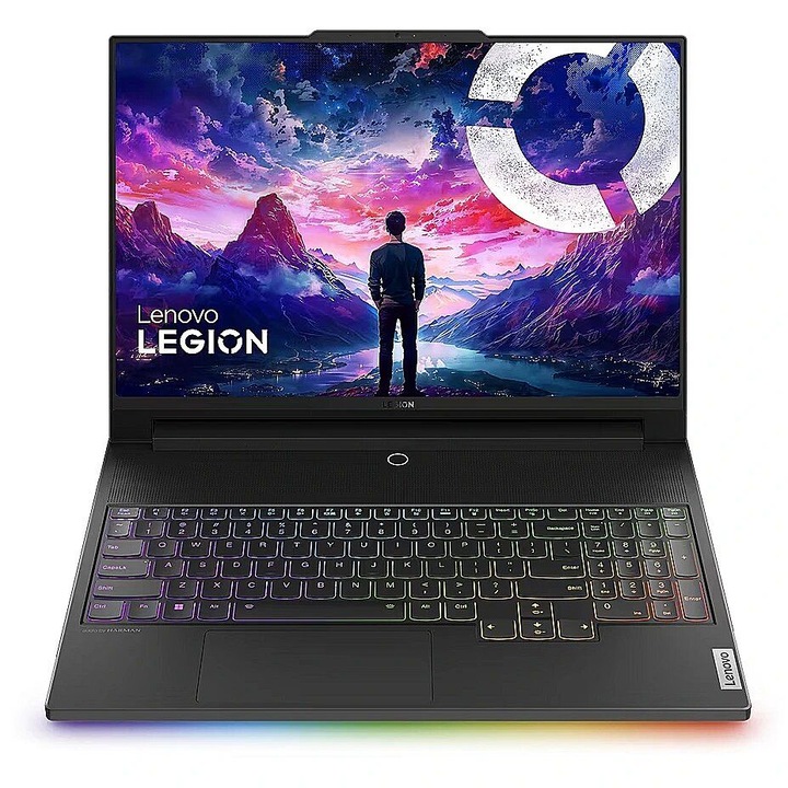 Laptop Lenovo Legion 9 16IRX9 83G00041PB, 16 hüvelykes 3200 x 2000, Intel Core i9-14900HX 24 C / 32 T, 2,2 GHz - 5,8 GHz, 36 MB gyorsítótár, NTX 0TB, 64 GB DDR0 1 Pro , Fekete