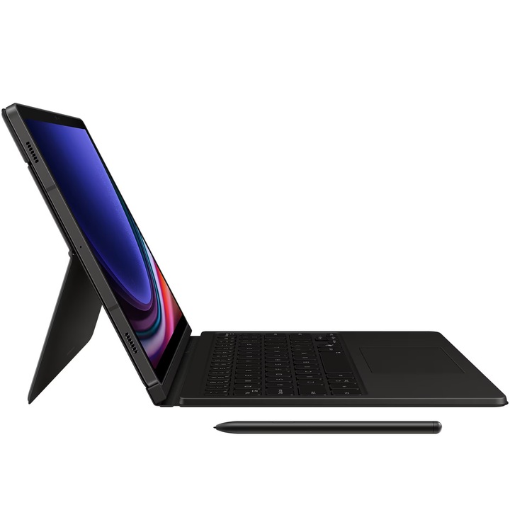 Таблет Samsung Galaxy Tab S9 FE EvoX, 10.9", 256GB, 6GB RAM, S Pen, клавиатура, 5G, черен