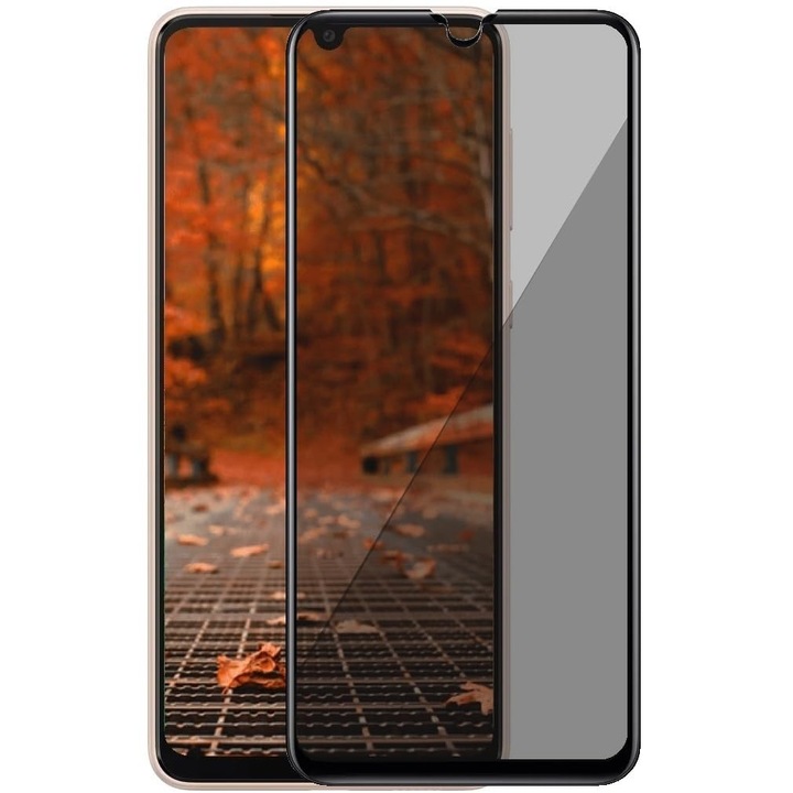Folie sticla pentru Xiaomi Redmi 14C 111D Privacy Full Glue negru