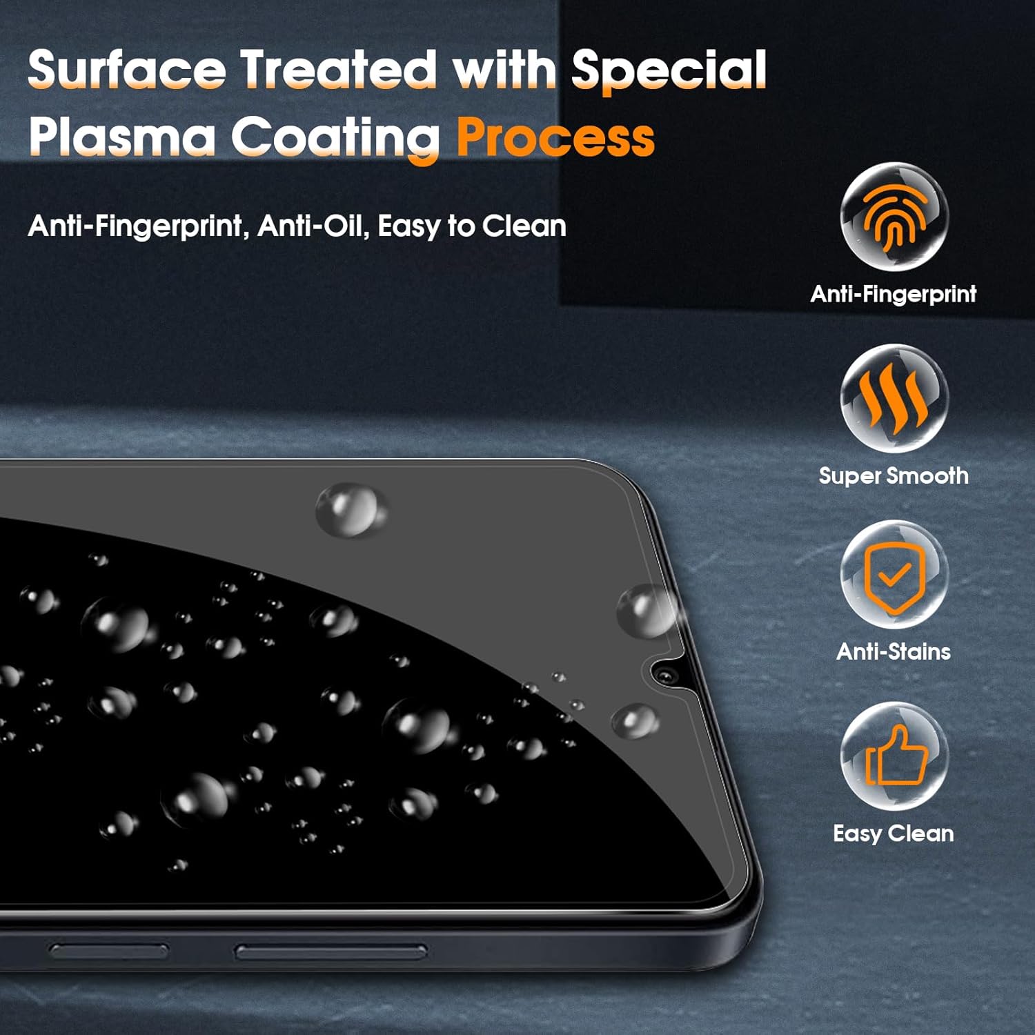 Folie sticla pentru Xiaomi Redmi 14C 111D Privacy Full Glue negru