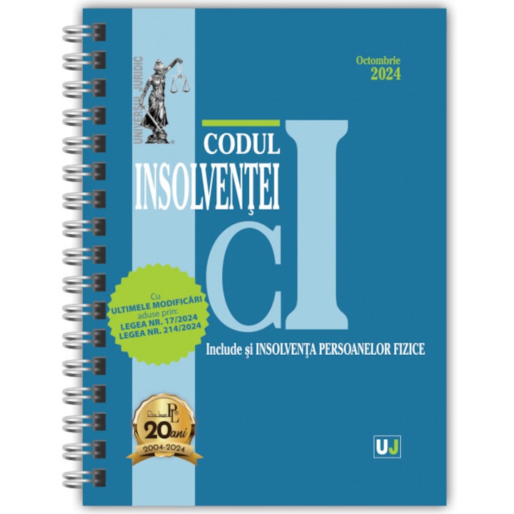 Codul insolventei octombrie 2024 (editie spiralata)