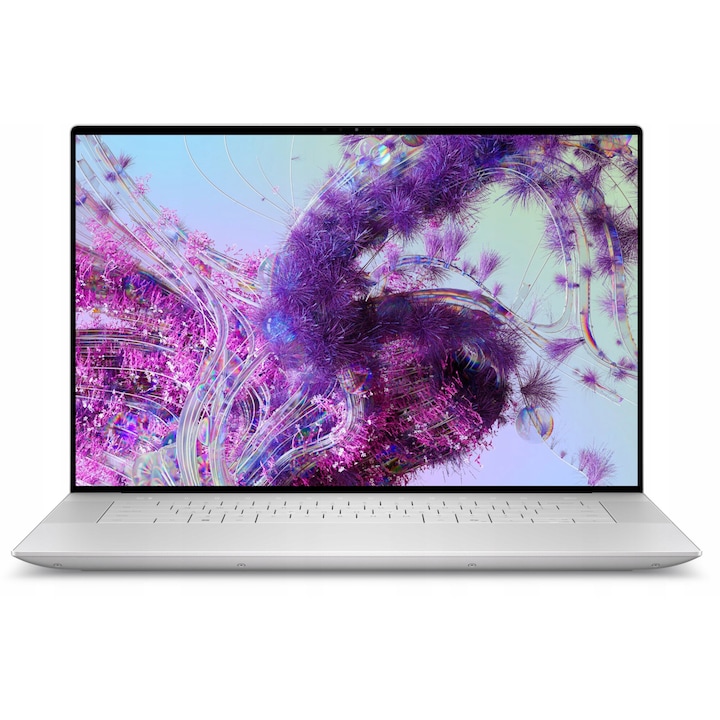 Dell XPS 16 laptop, Intel Core Ultra 7 155H processzor, 16 GB RAM, 1 TB SSD, 16,3" FHD+ képernyő, NVIDIA GeForce RTX 4050, Windows 11 Pro, Nemzetközi billentyűzet, Ezüst