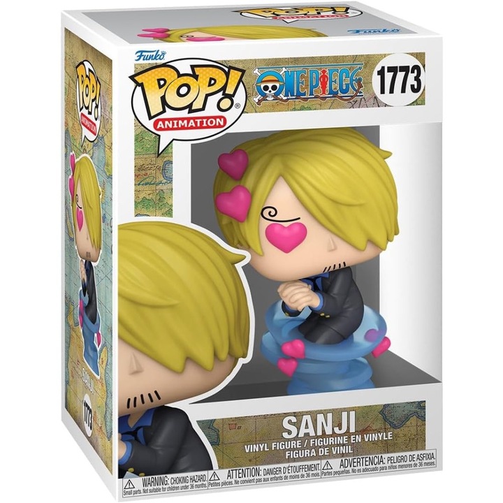 Figurina Funko Pop, Animation, One Piece, Refresh, Sanji, 10 cm
