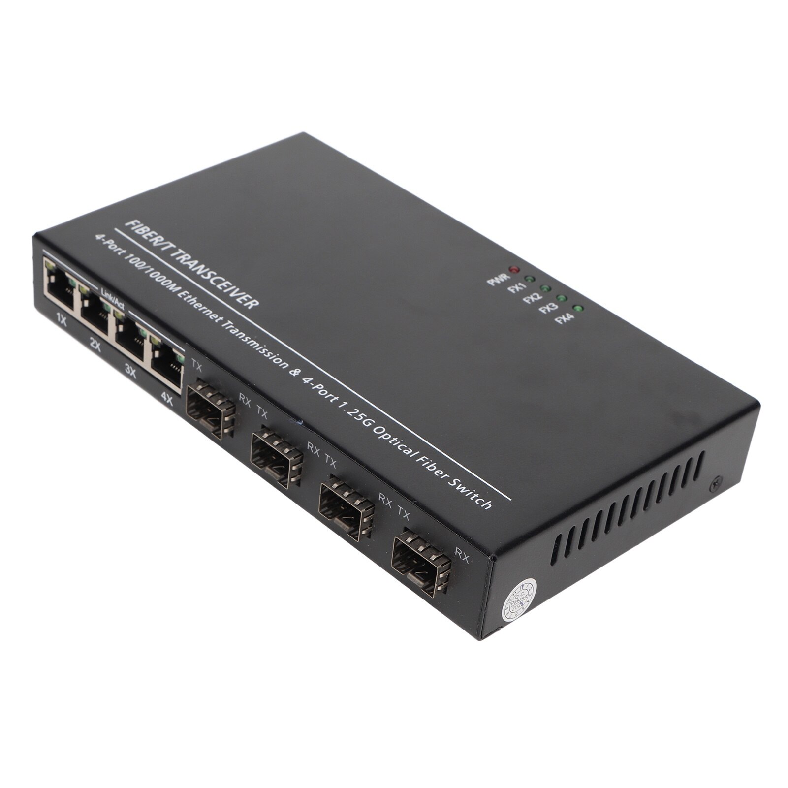 Switch Gigabit Ethernet, longziming, 8 porturi, metal, 10/100