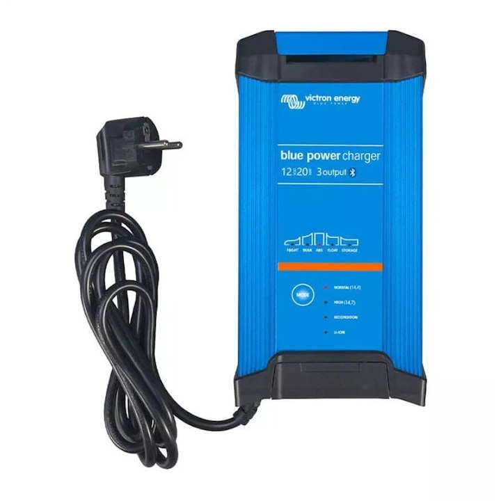 Зарядно за акумулатор Victron Energy Blue Smart IP22, 12V/20A, 3 изхода, синьо