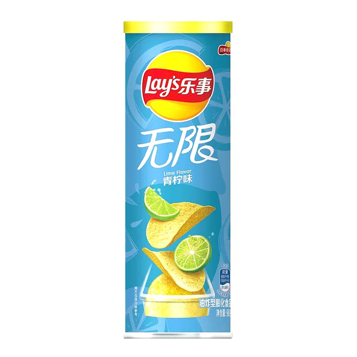 Chipsuri din cartofi Lay's, aroma de lime, 90g