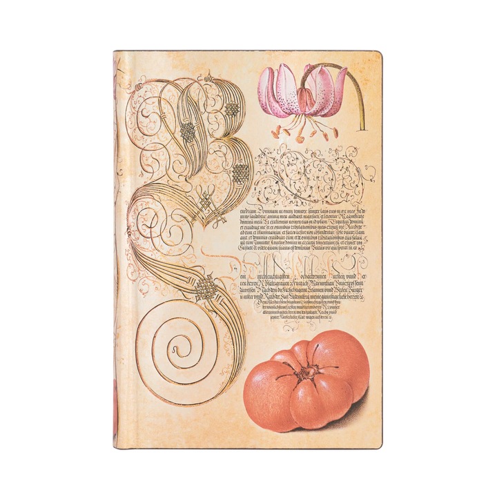Caiet Paperblanks Lily&Tomato, Mini, linii largi, coperta moale, 104 coli