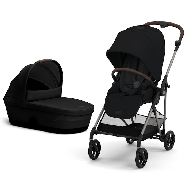 Детска количка Cybex Melio B 2 в 1 Magic Black