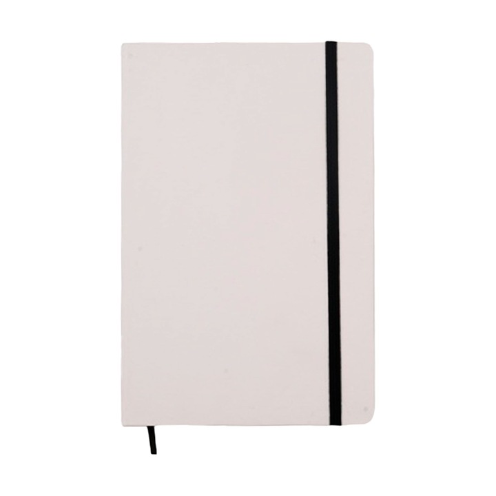 Agenda, Viena, A5, 80 coli, Alb/Negru