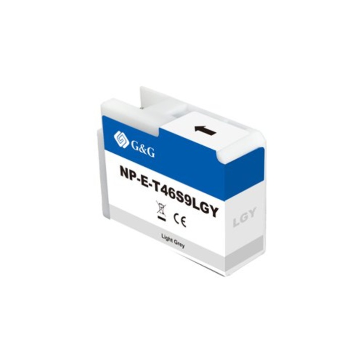 T46S9 világosszürke 25 ml-es tintapatron kompatibilis Epson SureColor SC-P 700 Epson C13T46S900