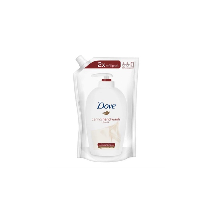 Течен сапун Dove silk reserve 500 мл, 3 бр