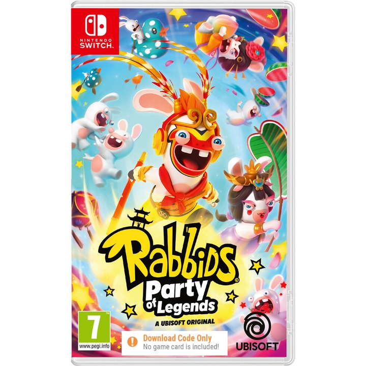 Játék, Rabbids Party Of Legends kód dobozban Nintendo Switchhez