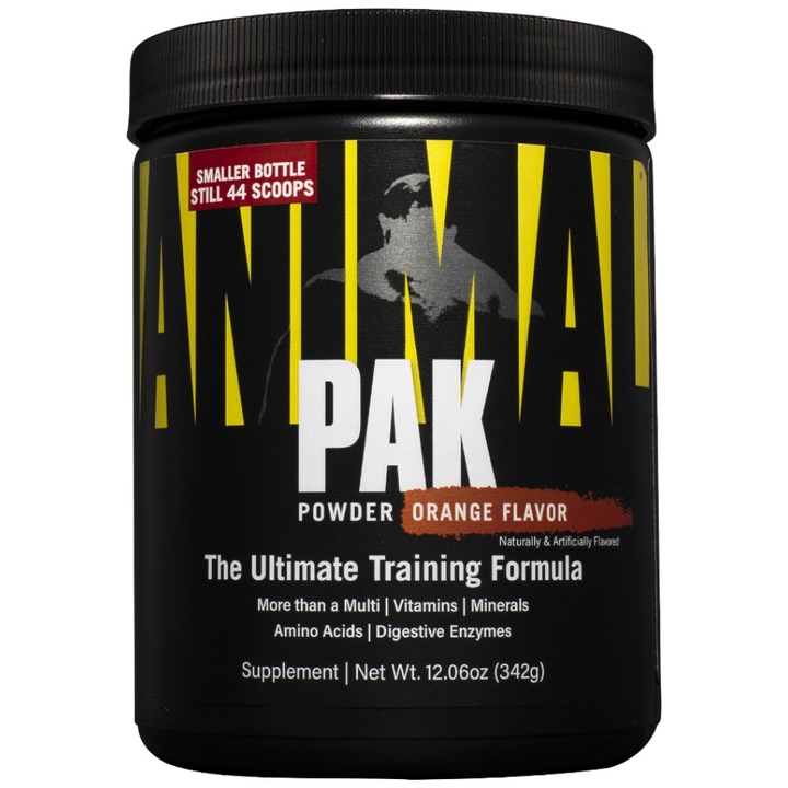 Supliment alimentar Universal Animal Animal Pak Powder, Orange, 344 grame