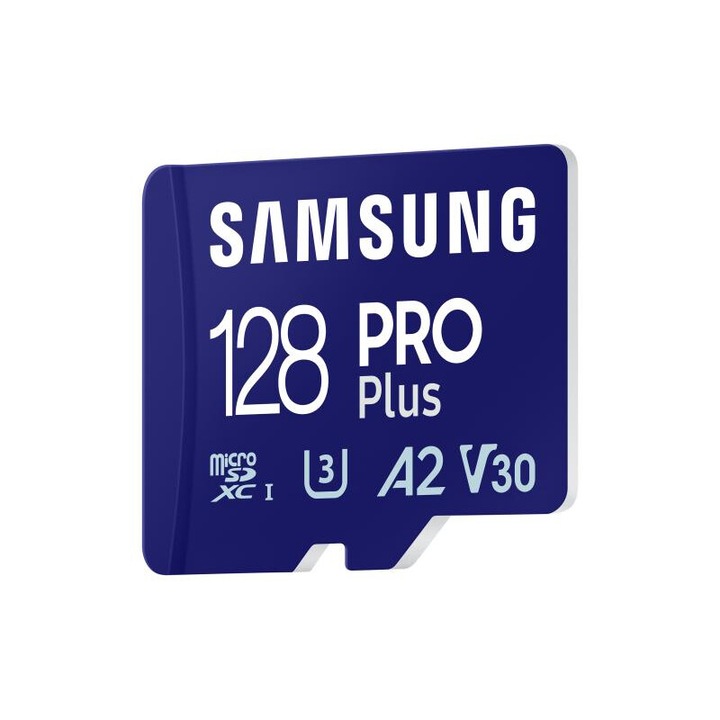 Карта с памет MicroSDHC PRO PLUS 128GB, Class10/Grade 3 с четец на карти