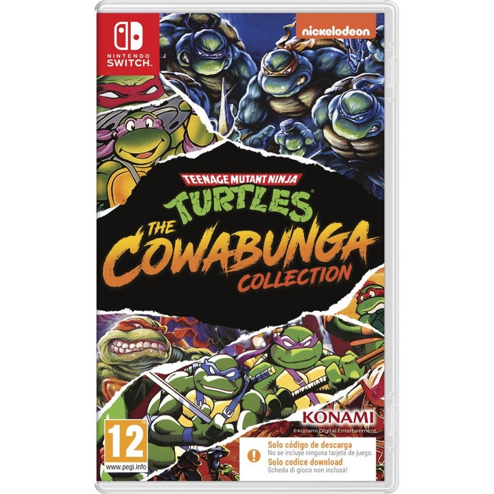 Joc Teenage Mutant Ninja Turtles The Cowabunga Collection Code In a Box Pentru Nintendo Switch