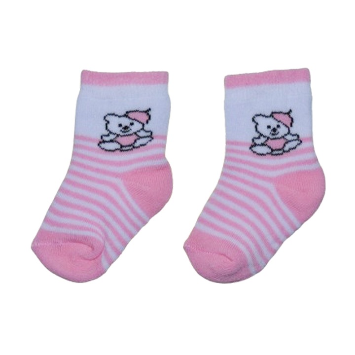 Sosete flausate pentru fete, Mini Junior, SSTMJ-1R, Roz 113770