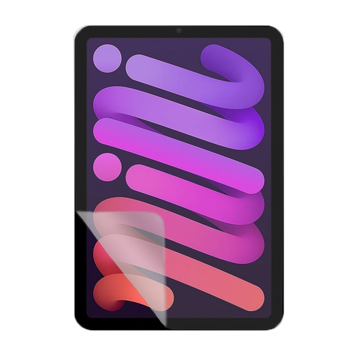 Folie Paper-Like High Definition pentru Apple iPad Mini 6 (2021), COMANDO MAT TAB PROTECT, Suprafata mata, Anti-reflexii, Anti-Soc, Rezistenta la zgarieturi, Ultra-subtire, Strat Oleofobic, Sensibilitate ridicata, Aplicare usoara