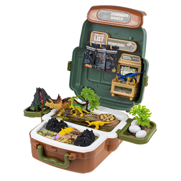 Rucsacul micului explorator - figurine dinozaur
