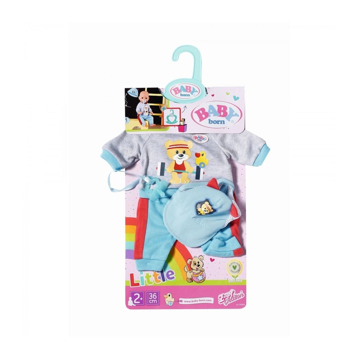 BABY Born - Hainute Sport Albastre 36 Cm