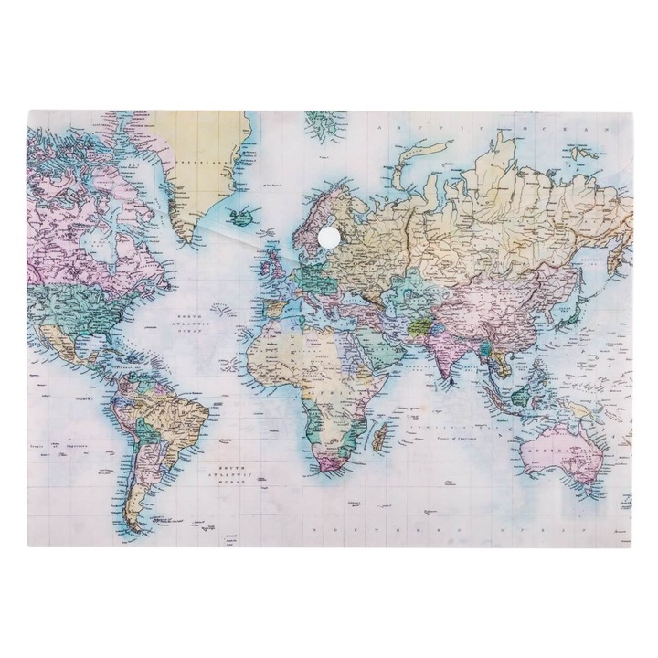 Mapa cu Capsa Model Harta 33x24cm