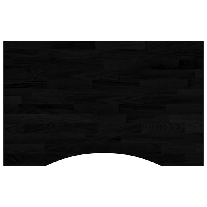 VidaXL sötétbarna tömör fa tölgyfa téglalap alakú íróasztallap 8.2 kg