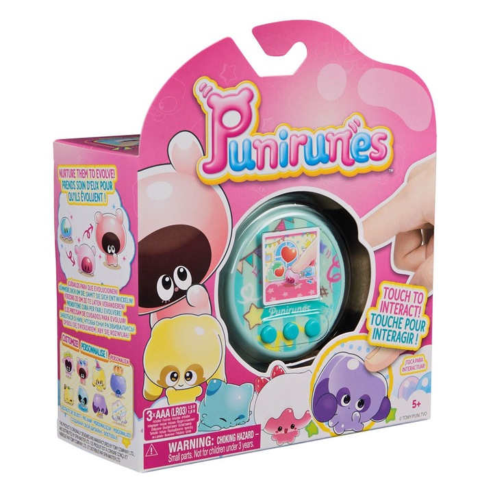 Jucărie interactivă Punirunes, 55 personaje, compactă, pentru fete și băieți, 5-9 ani, multicolor
