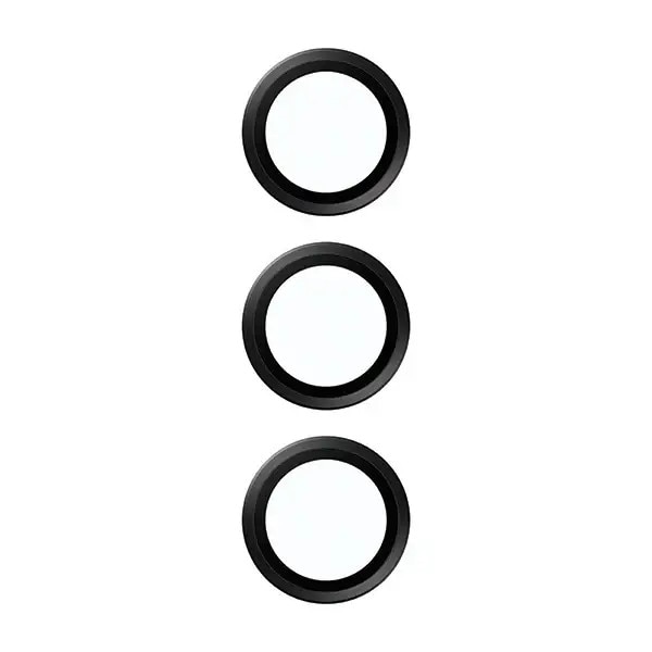 Folie sticla camera foto SAFE by PanzerGlass Hoops compatibila cu Samsung Galaxy A55 5G, Negru