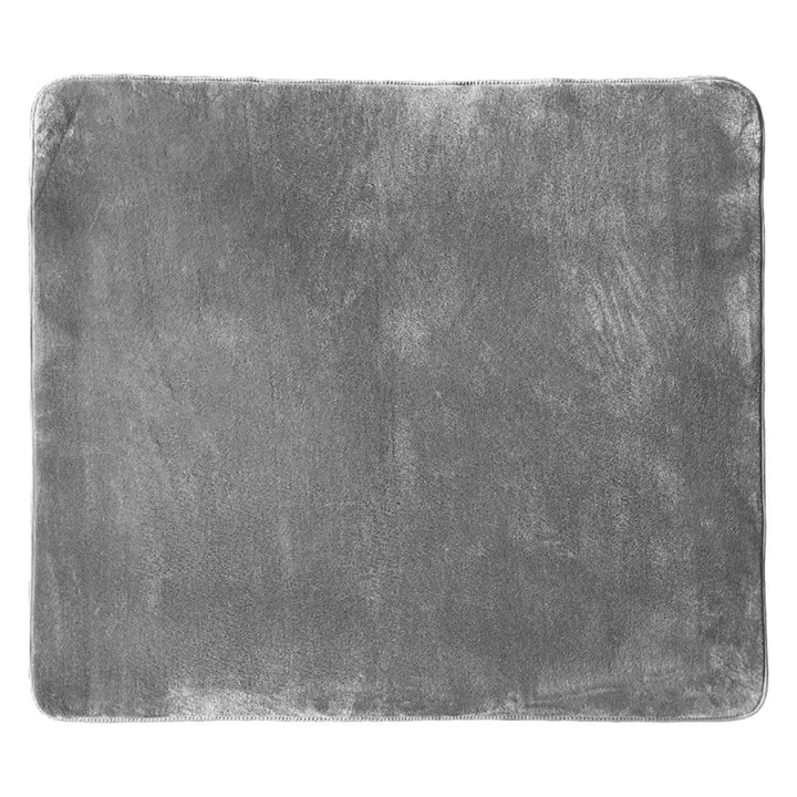 Dekoratív Flanel Szőnyeg, Szürke, 120x140cm, Poliészter, MYONNA IT & E- COMMERCE ®