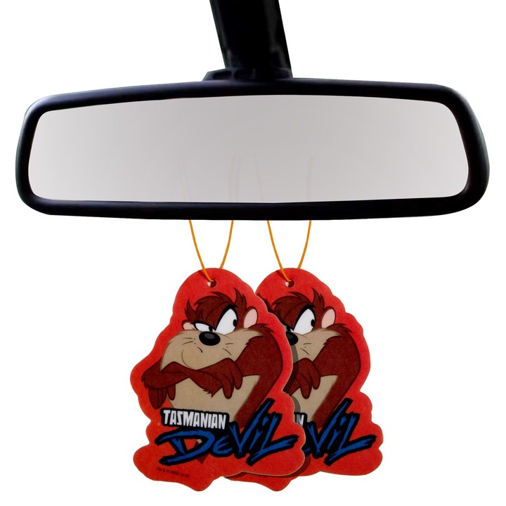 Autóillatosító Tasmán Ördög, 2 db-os szett, Levendula illat, 12x6 cm, MYONNA IT & E-COMMERCE ®