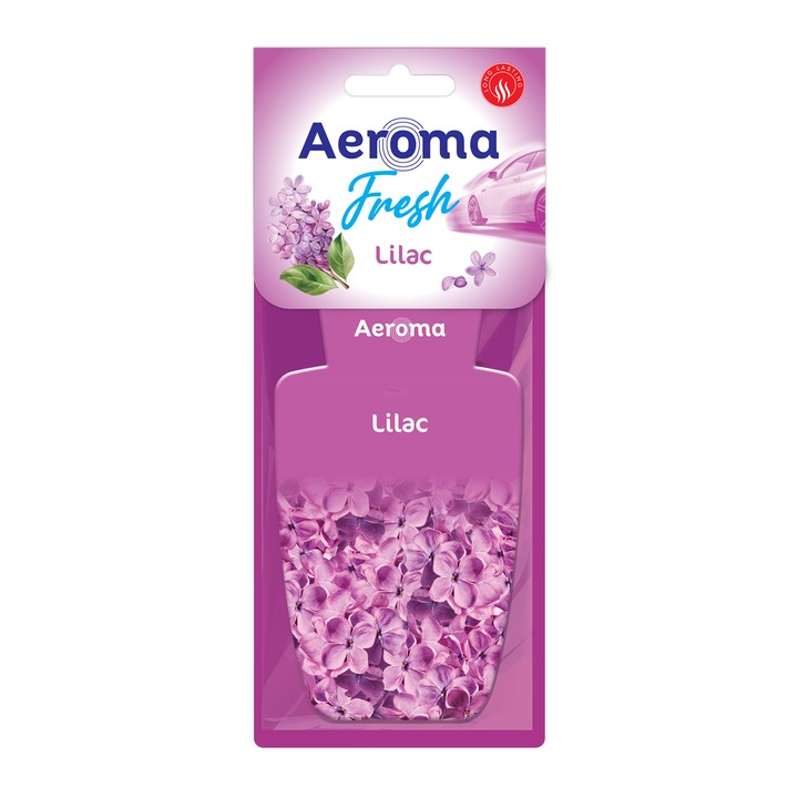 Karton autóillatosító, Aeroma Fresh, orgona