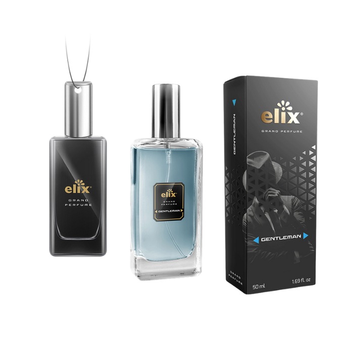 Parfum spray + carton masina Gentleman, Grand Perfume, 50 ml
