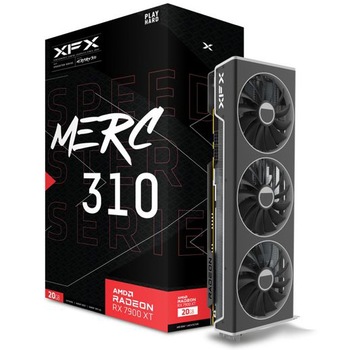 Placa video XFX SPEEDSTER MERC 310 AMD Radeon RX 7900 XT, 20GB GDDR6, 192-bit