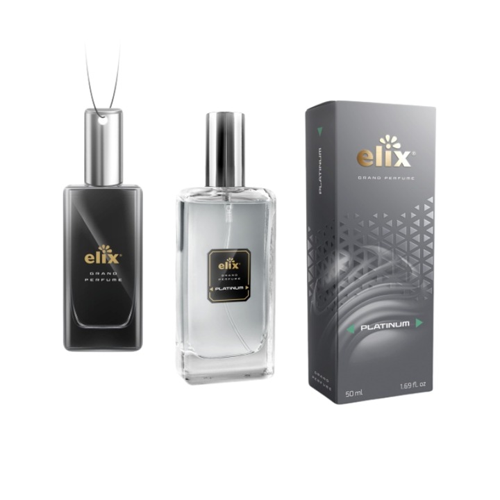 Parfum spray + carton masina Platinium, Grand Perfume, 50 ml