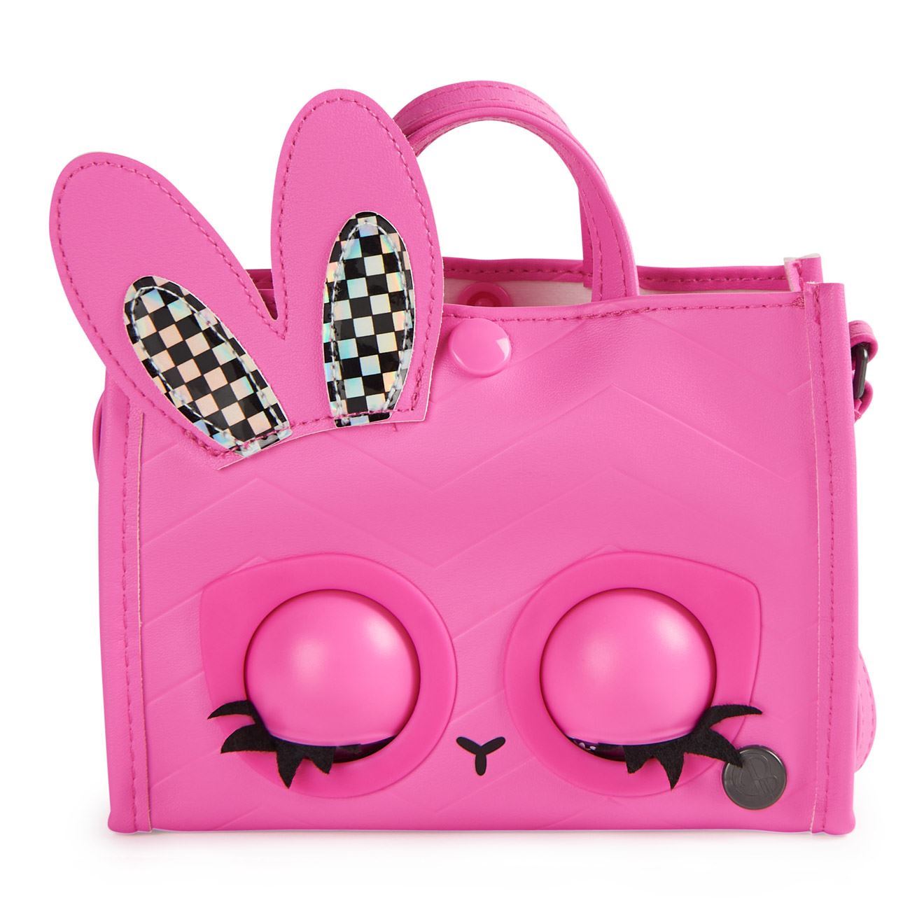 Geanta interactivă Holly Hops, Purse Pets, roz, 1 m lungime, cu