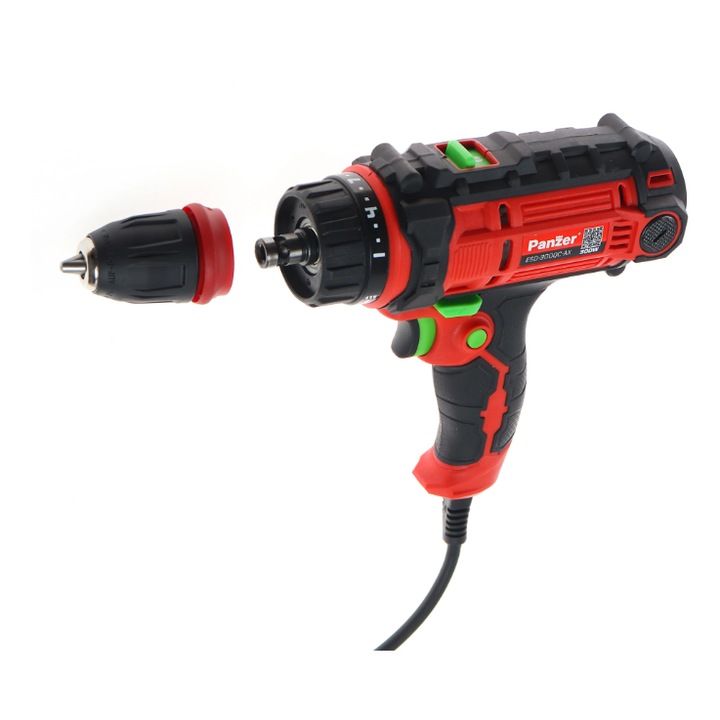 Fúró/csavarozó gép, Panzer ESD-300QC-AX, 300 W
