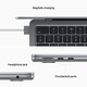 Лаптоп Apple 13.6" MacBook Air, Apple M2 чип, 8-ядра CPU и 10-ядра GPU, 8GB, 512GB, Space Grey