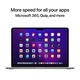 Лаптоп Apple 13.6" MacBook Air, Apple M2 чип, 8-ядра CPU и 10-ядра GPU, 8GB, 512GB, Space Grey