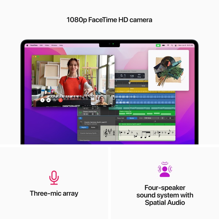 MacBook Air M2 design subțire