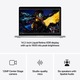 Лаптоп Apple MacBook Pro 14", Apple M4, 10 CPU ядра и 10 GPU ядра, 16 GB RAM, 512 GB SSD, Silver, Manual RO