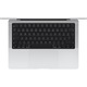 Лаптоп Apple MacBook Pro 14", Apple M4, 10 CPU ядра и 10 GPU ядра, 16 GB RAM, 512 GB SSD, Silver, Manual RO