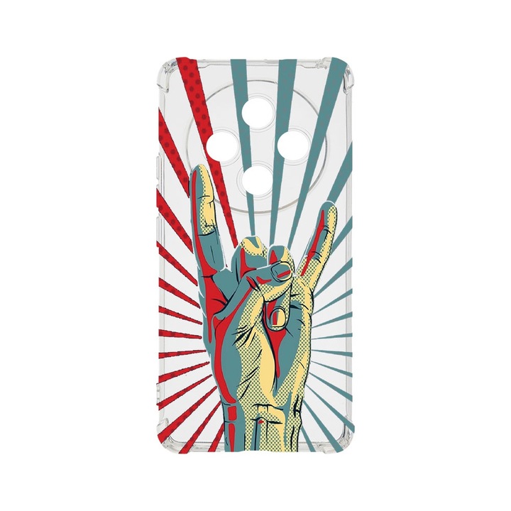 BestCase Anti Shock 1.5MM telefontok, kompatibilis modell Xiaomi Redmi 14C, Rock Festival, Air Cushion Technology, AS 530