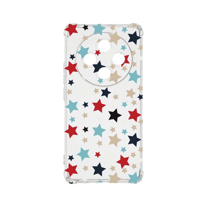 BestCase Anti Shock 1.5MM telefontok, kompatibilis modell Xiaomi Redmi 14C, Stars, Air Cushion Technology, AS 146