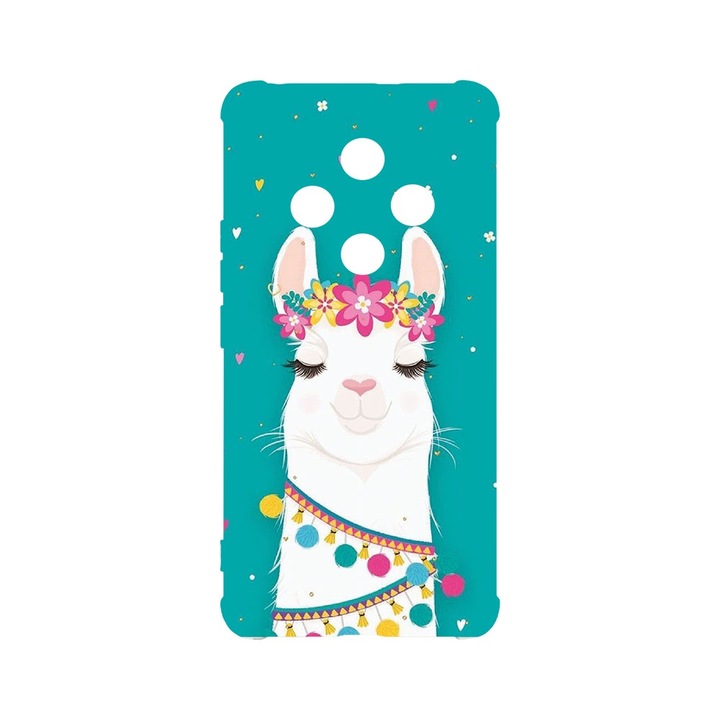 BestCase Anti Shock 1.5MM telefontok, kompatibilis modell Xiaomi Redmi 14C, Lovely Lama, Air Cushion Technology, AS 248